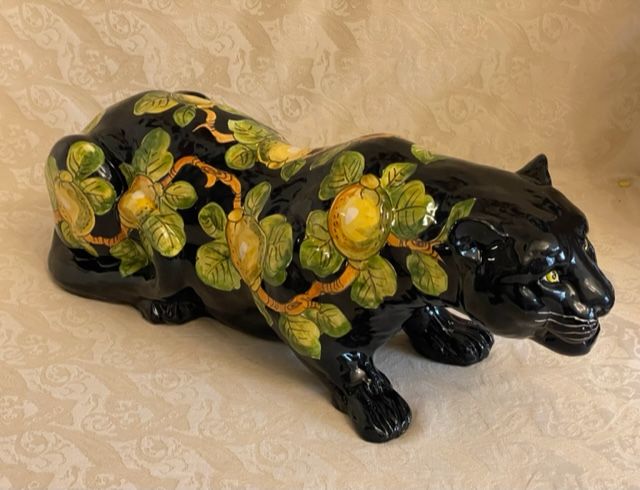 Panther with lemons L50x19x19
