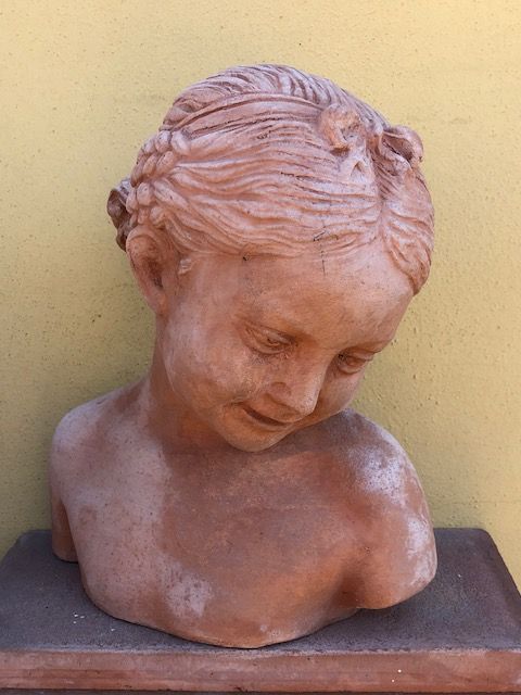 Busto bambina terracotta h28x24