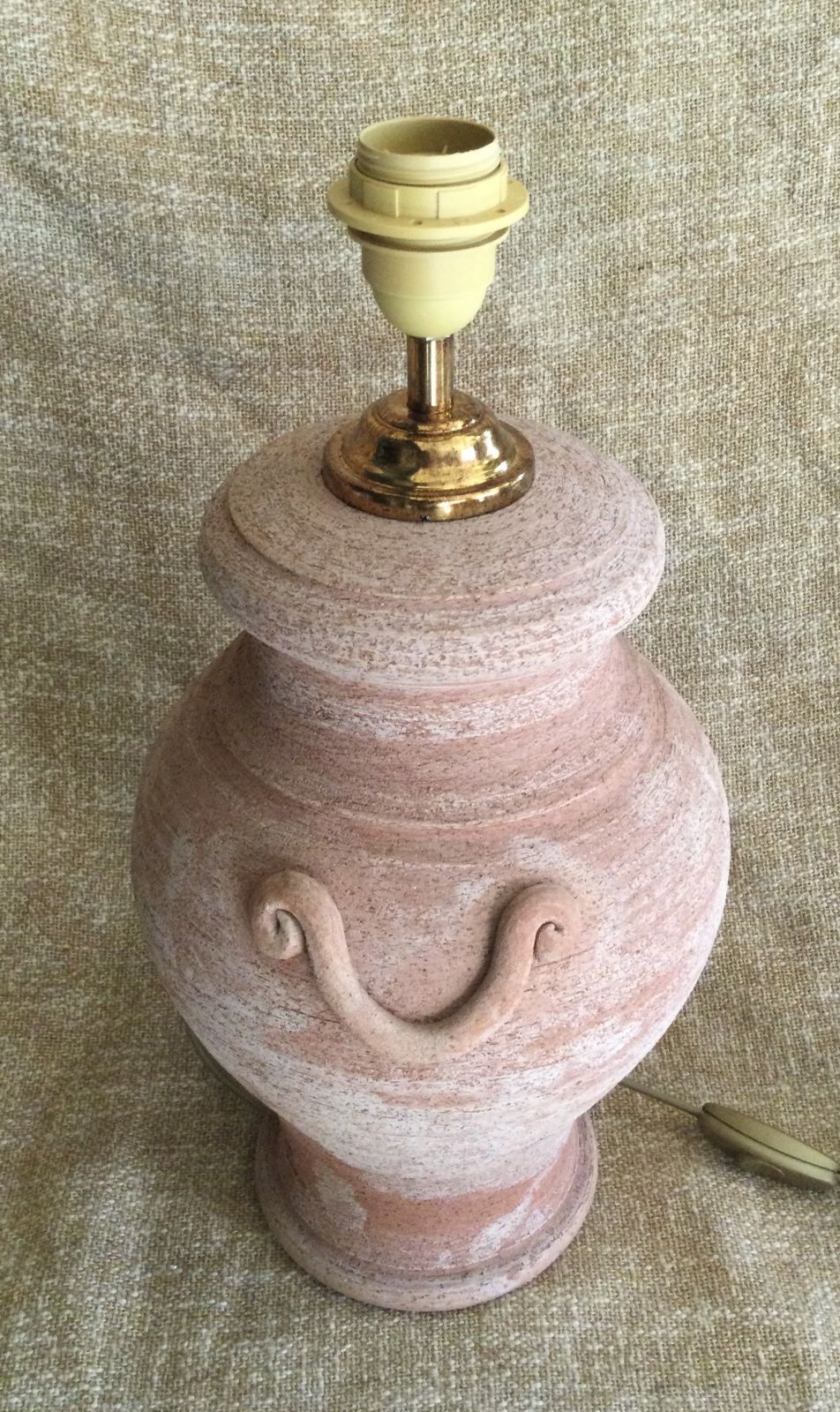 Ceramiche Corsini Lampada in terracotta h44